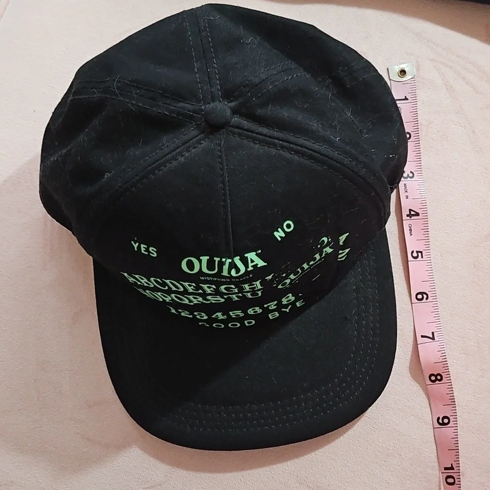 Ouija Board Glow In The Dark Black Snapback Hat